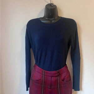 JOIE Women’s Navy Blue Crewneck Sweater Pullover Size XS
